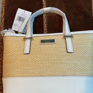 Kate Spade straw crossbody purse